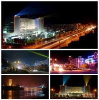 南丰的夜色灯光璀璨